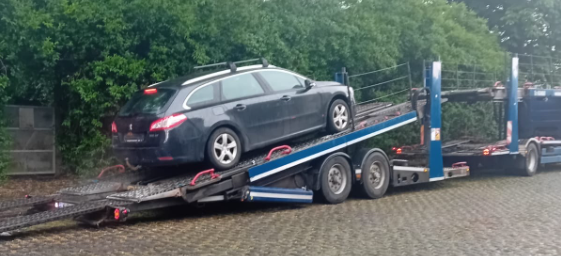 Peugeot 508 aangekocht in Antwerpen